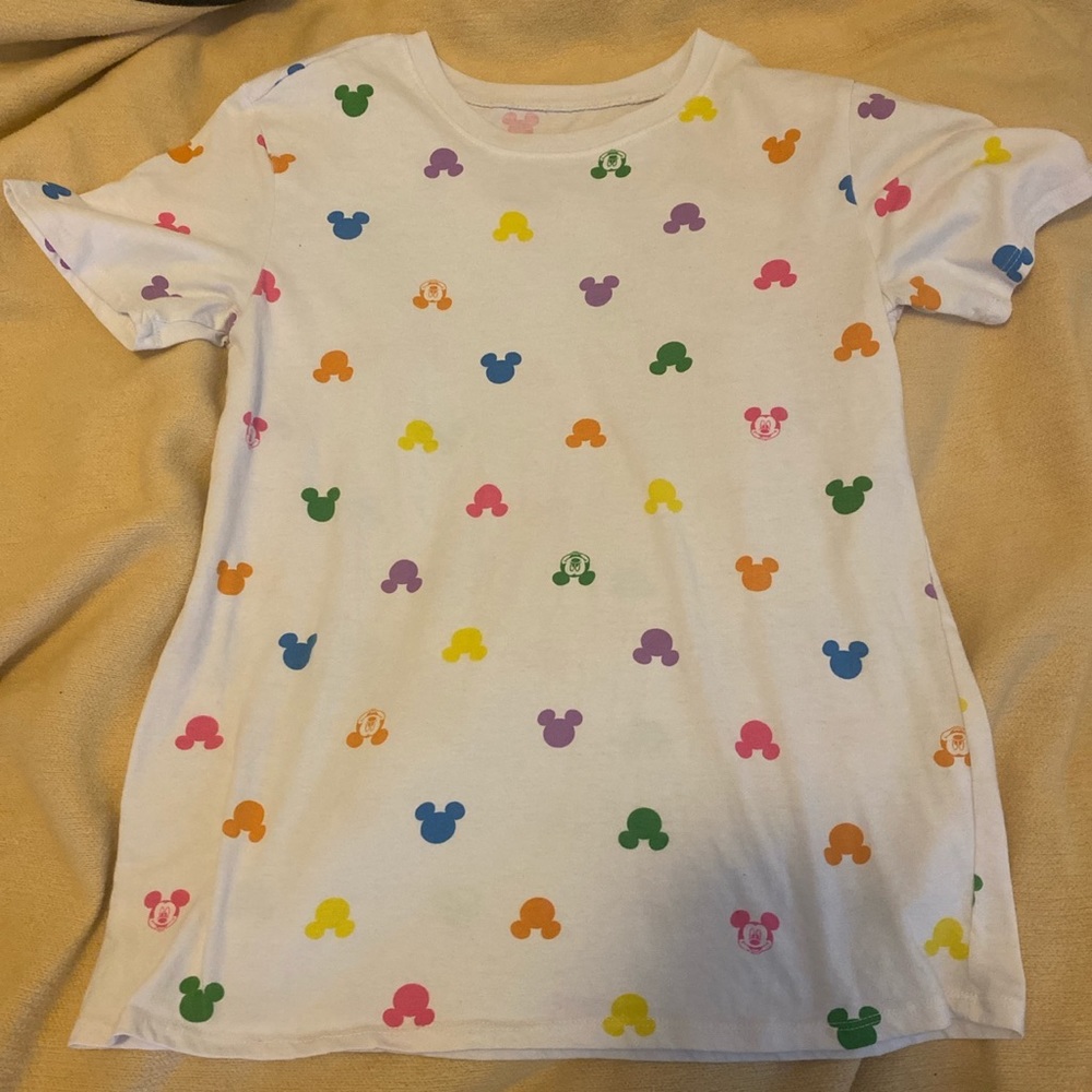 Disney Rainbow Mickey Mouse T-Shirt in a size medium <3
